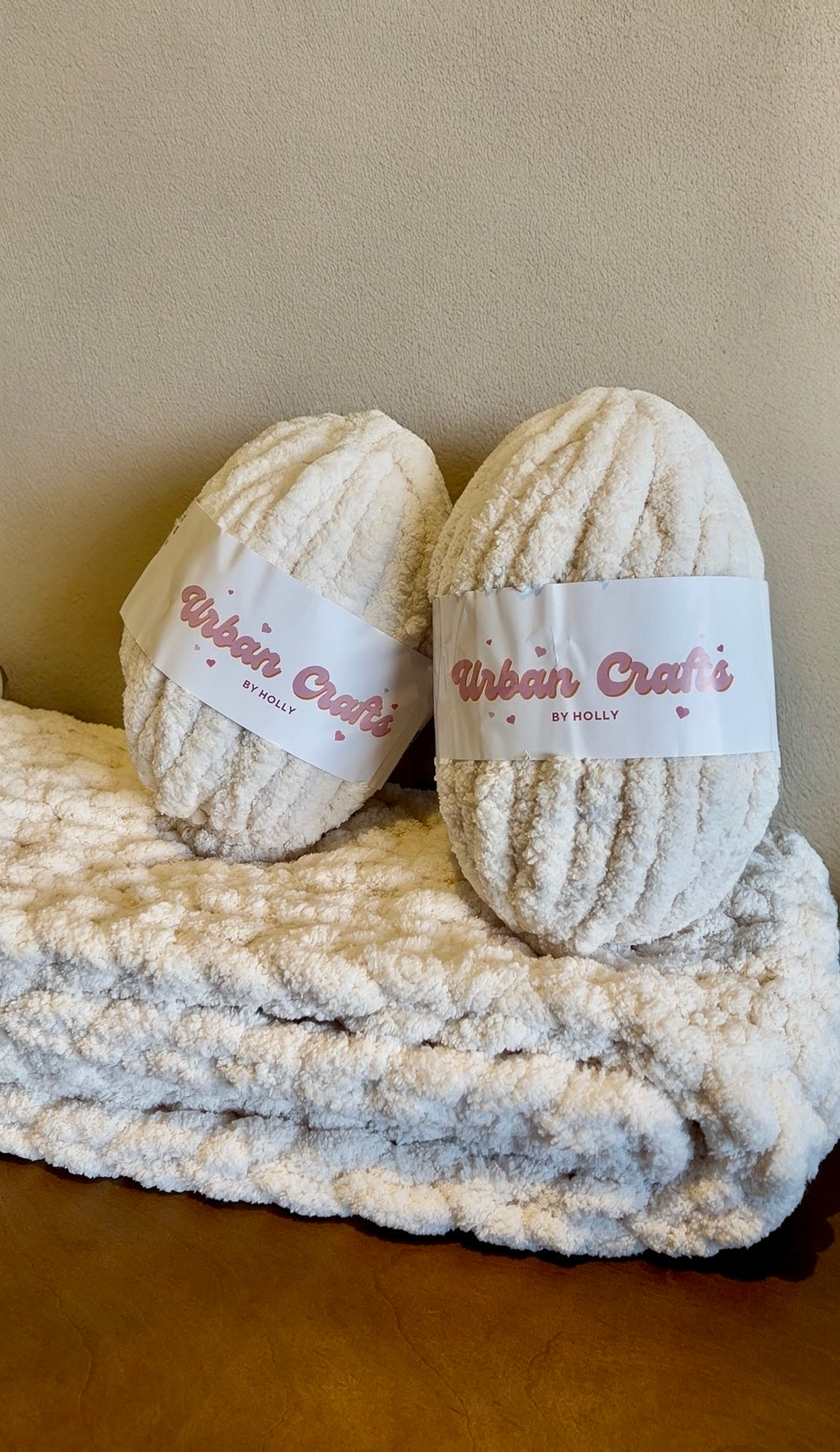 No Needles Needed DIY Hand-Knit Scarf Kit