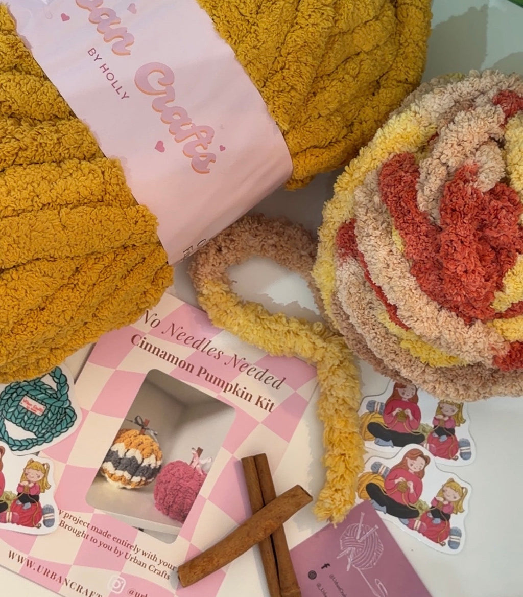 No Needles Needed - DIY Cinnamon Pumpkin Kit