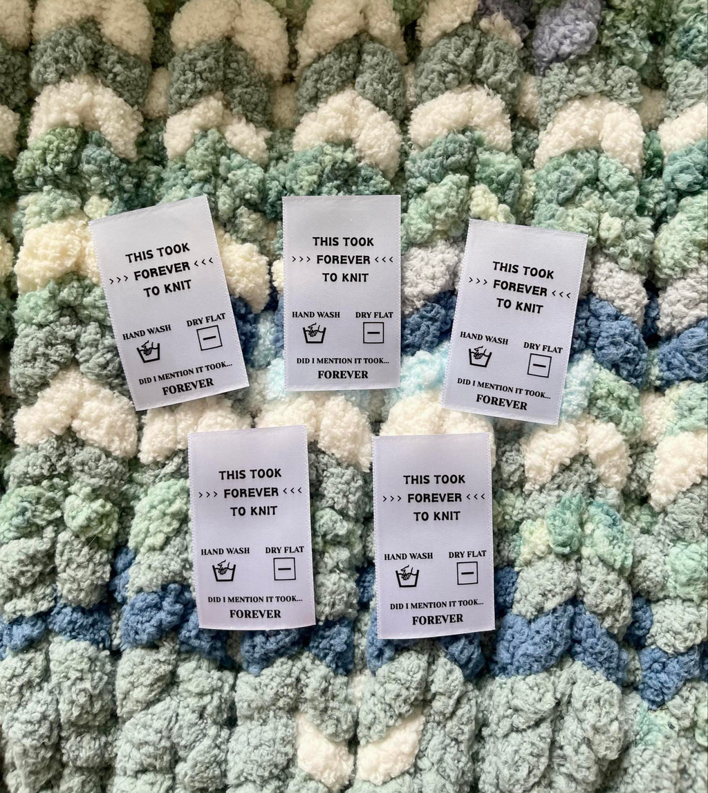 Care Instruction Labels This Took Forever To Knit 1.jpg