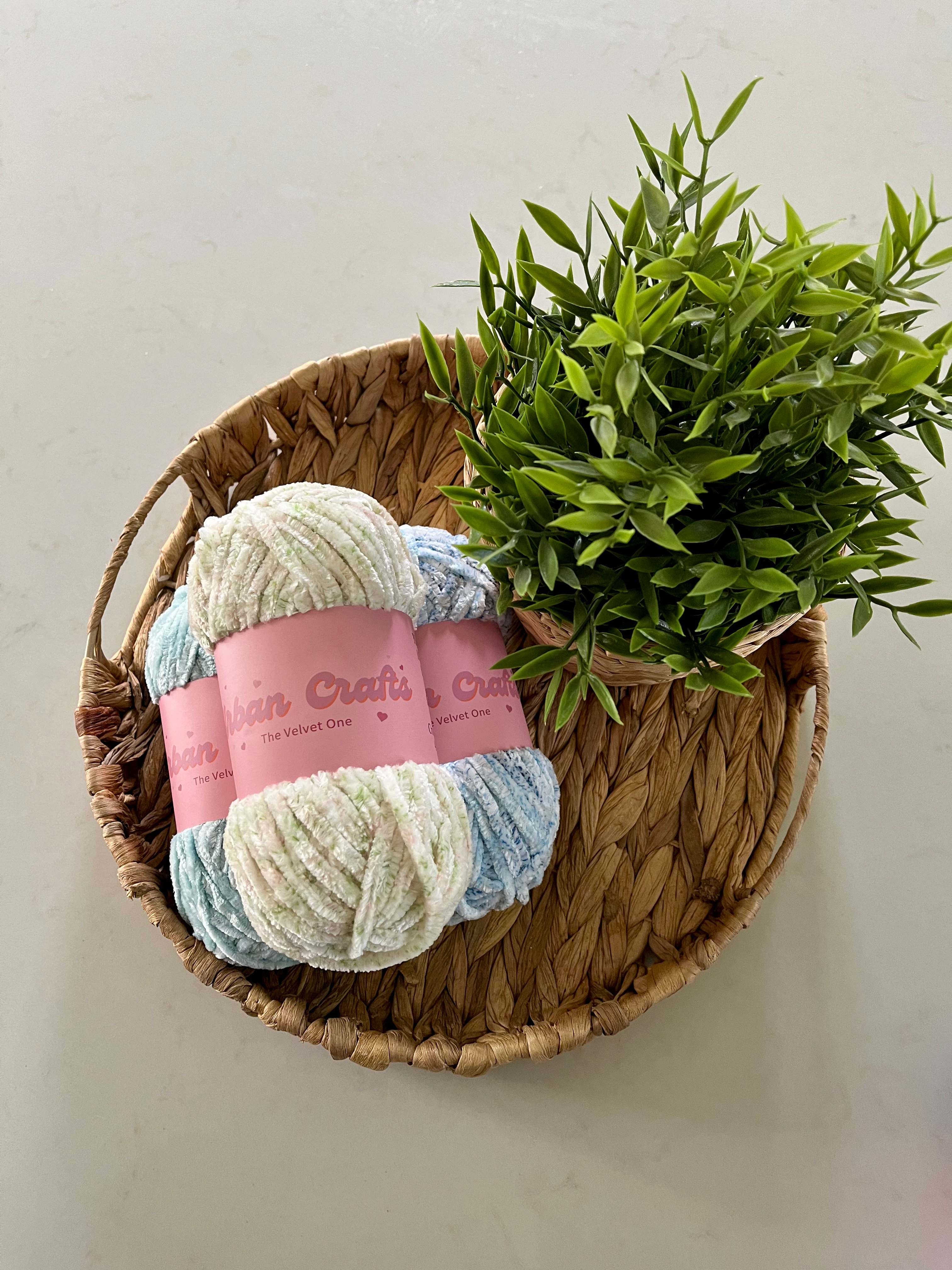 Urban Crafts Variegated Velvet Yarn image 1