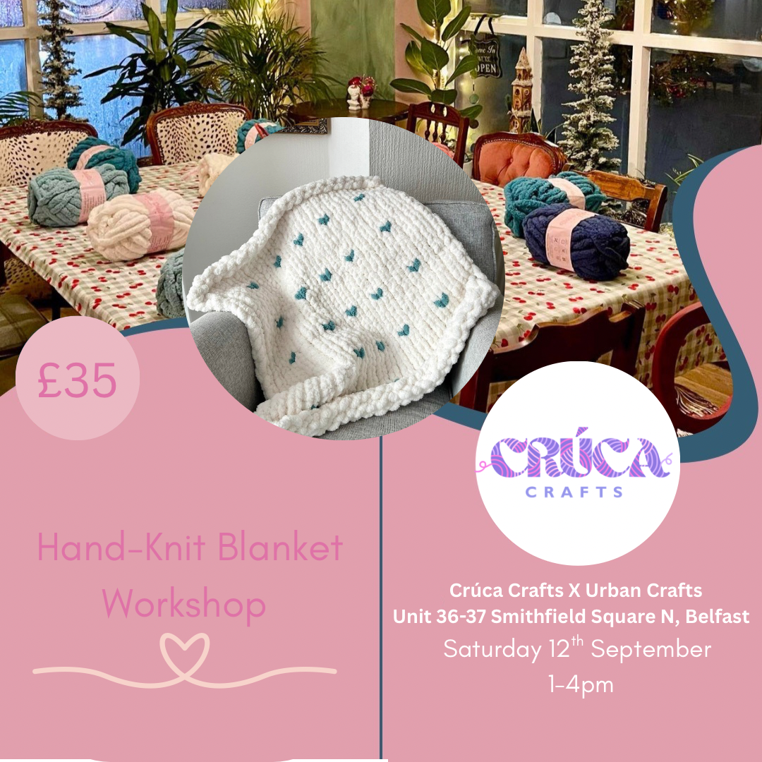 Learn to Hand-Knit a Blanket Workshop @Cruca Crafts