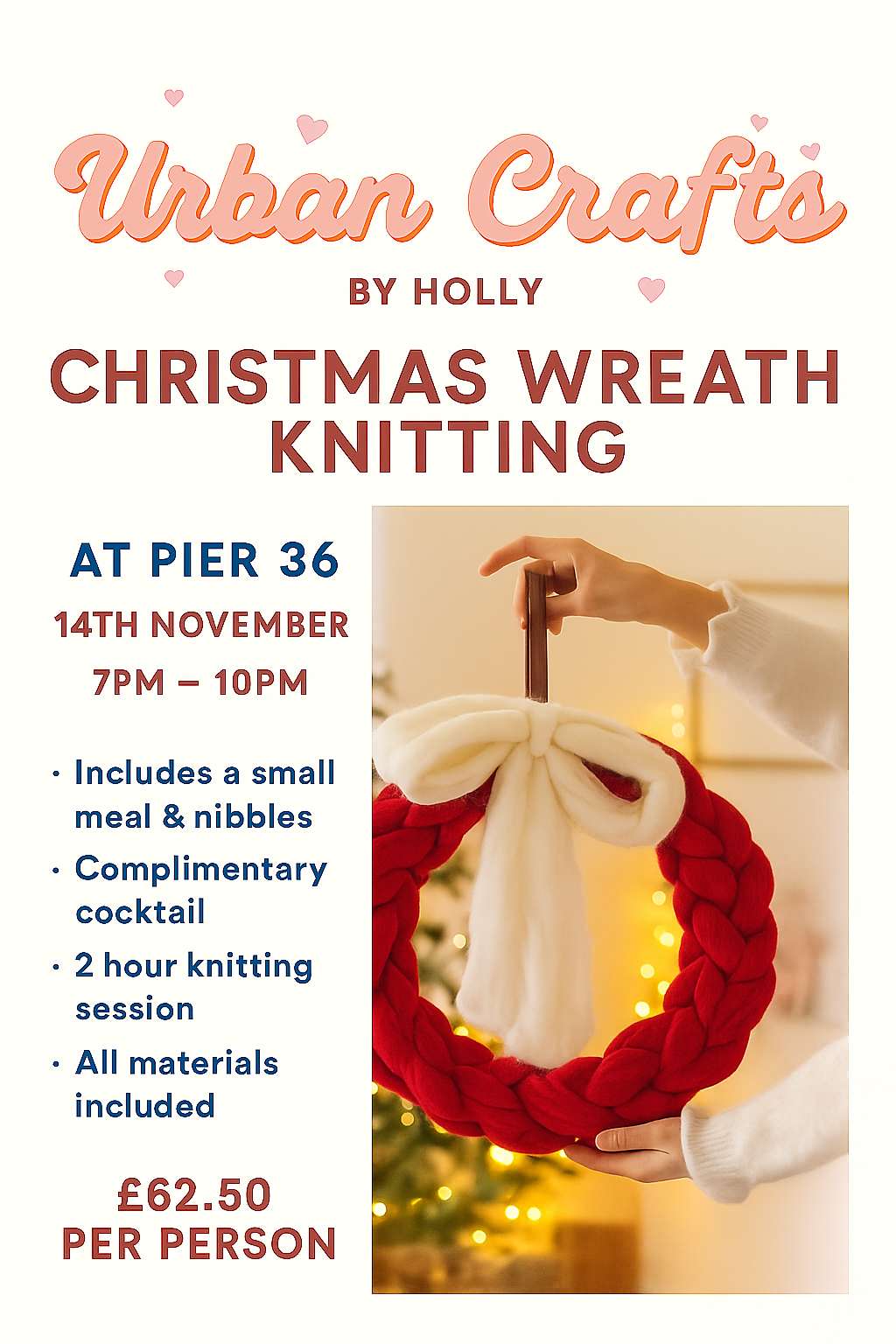 Christmas Wreath Workshop at Pier 36
